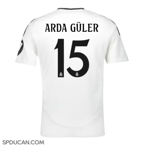 Muški Nogometni Dres Real Madrid Arda Guler #15 Domaci 2024-25 Kratak Rukav